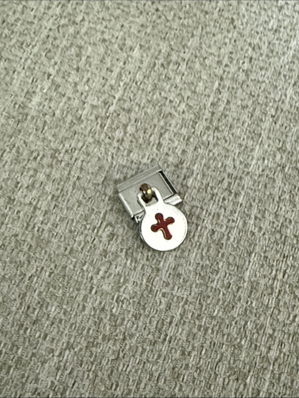 Italian Charm: red cross